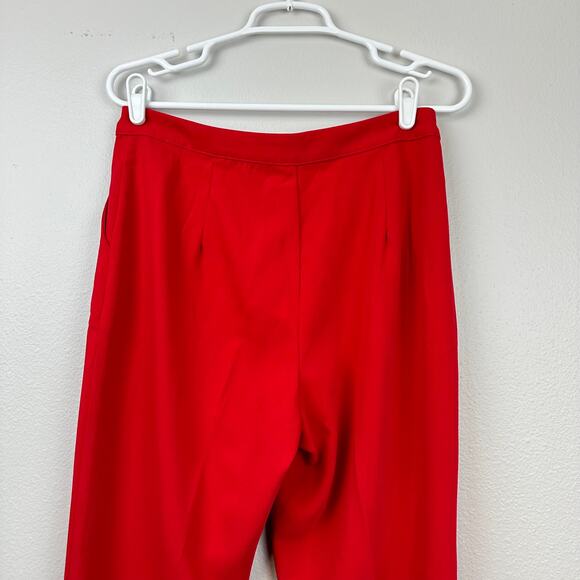 NWT Superdown Front Pleat Pant Trousers Red Medium - Picture 6 of 12